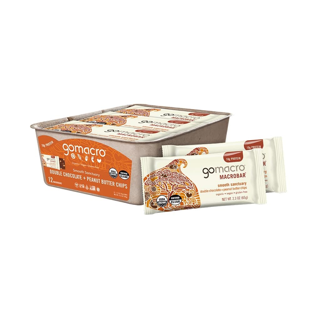 GoMacro MacroBar Double Chocolate Peanut Butter