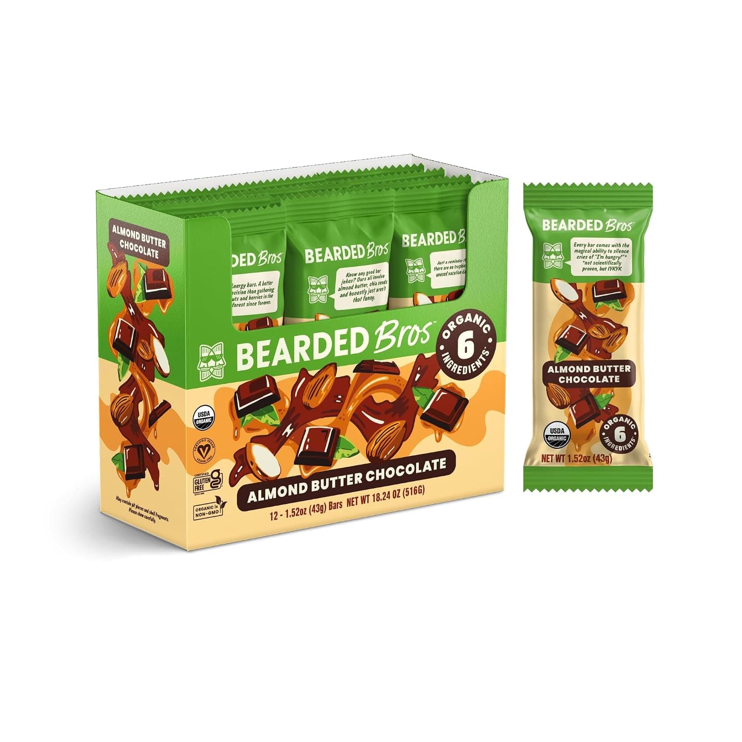 Bearded Brothers Almond Butter Chocolate