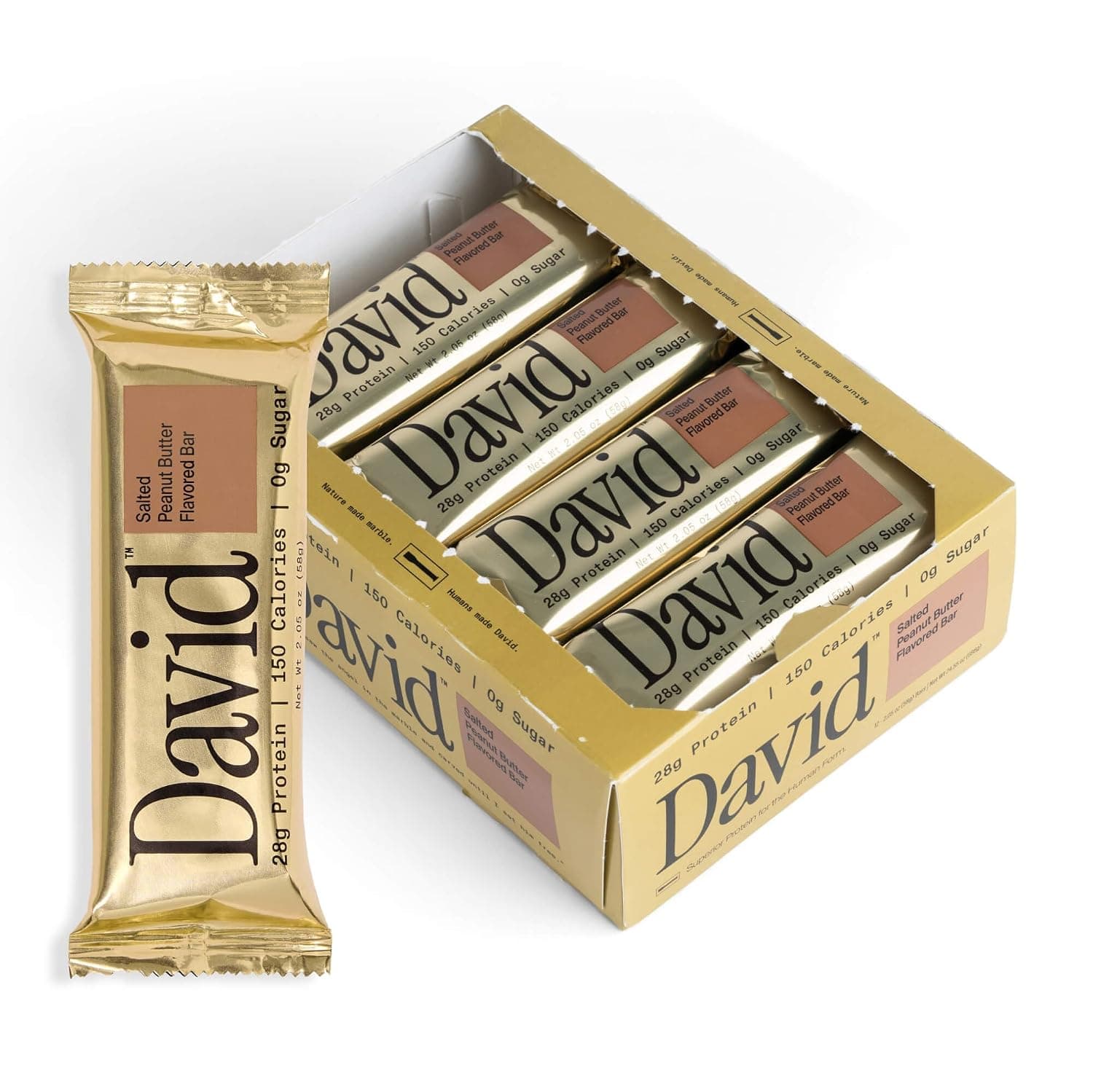 David High Protein Bar Salted Peanut Butter