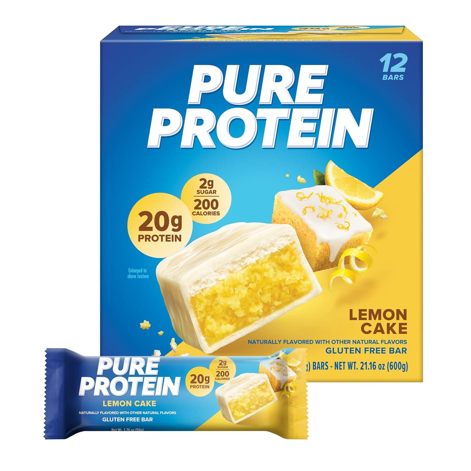 Pure Protein Bar Lemon Cake