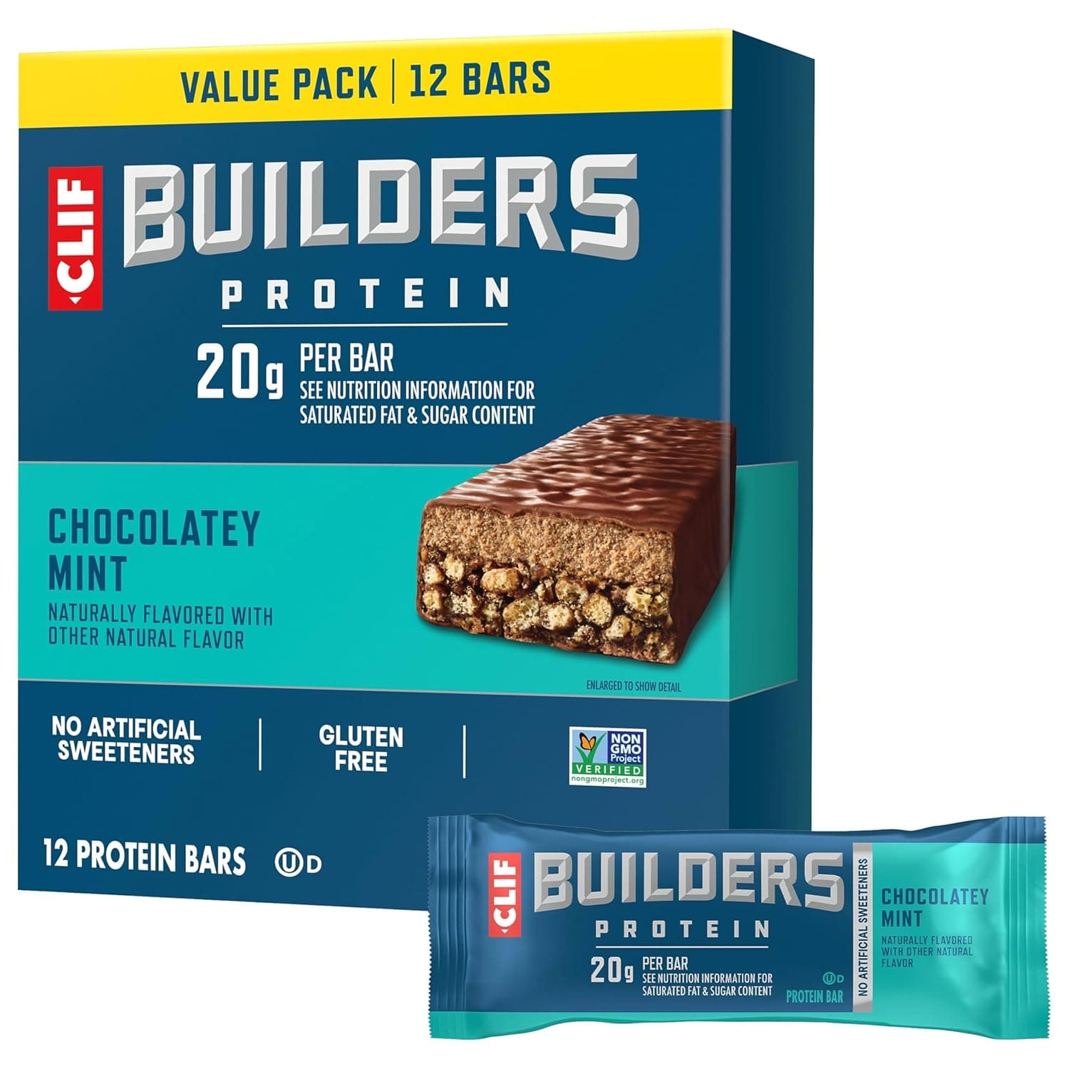 CLIF Builders Bar Chocolatey Mint